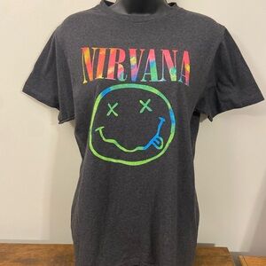 NIRVANA Multicolor Logo Short Sleeve Tee